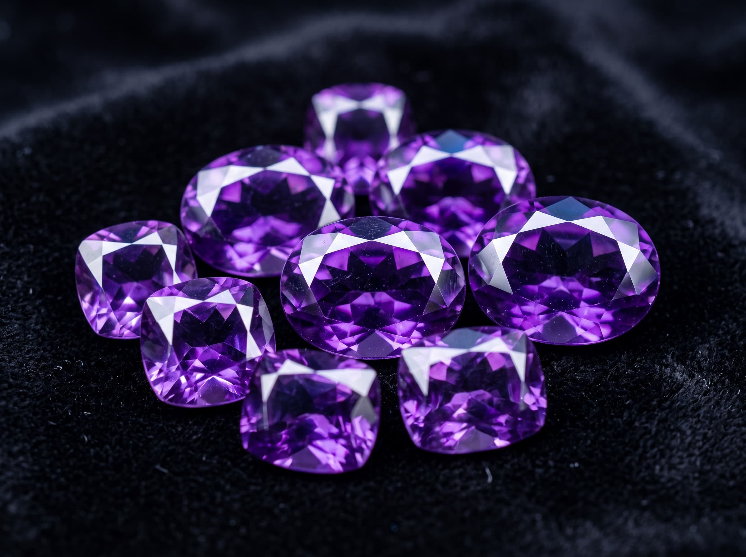 Amethyst · Calibrated Ovals