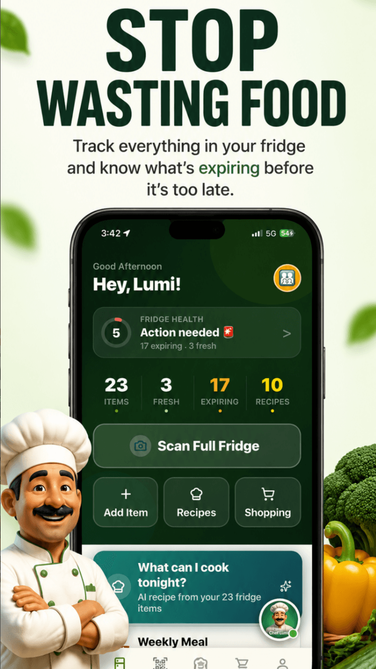 FridgeSmart — AI Fridge Tracker