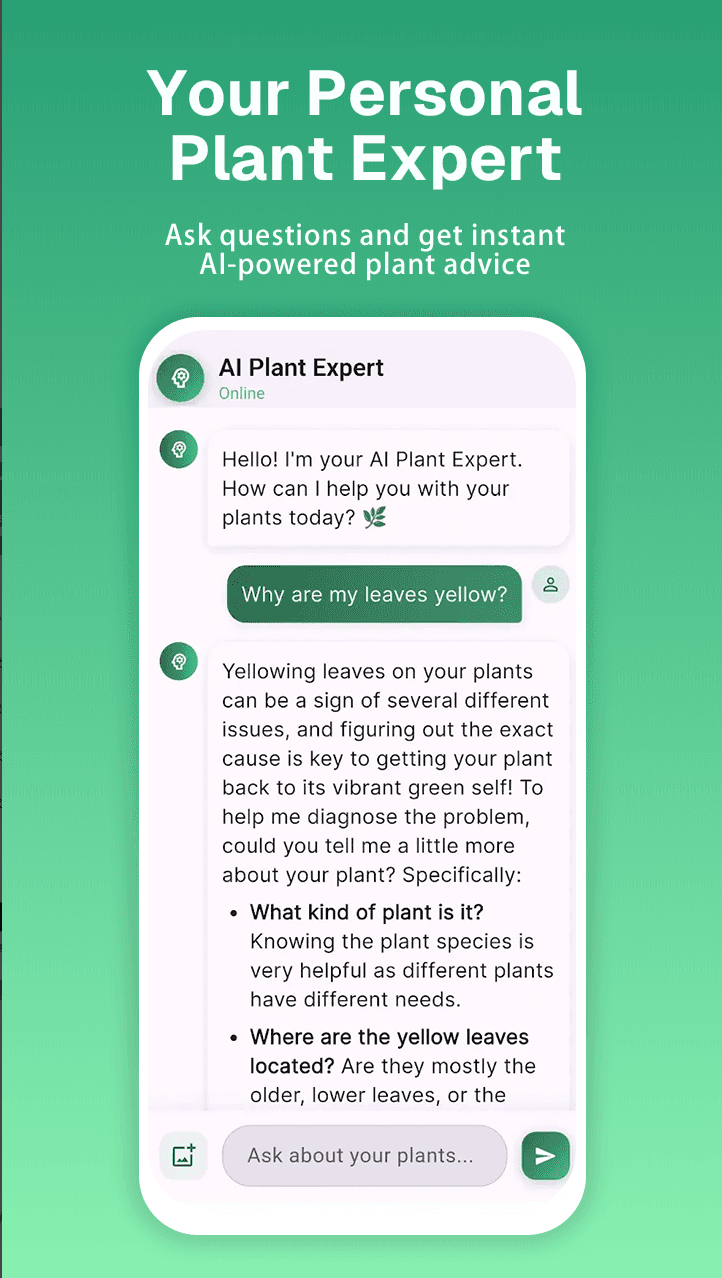 PlantCare+ — AI Plant Assistant